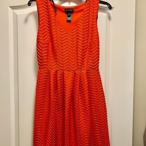 Burnt Orange Party Dress